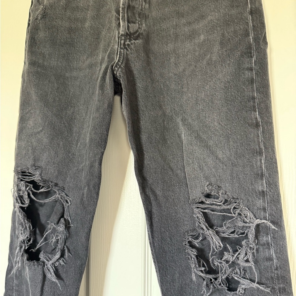 Agolde Women’s Jeans 90s boyfriend style black color size 25 - Picture 3 of 8